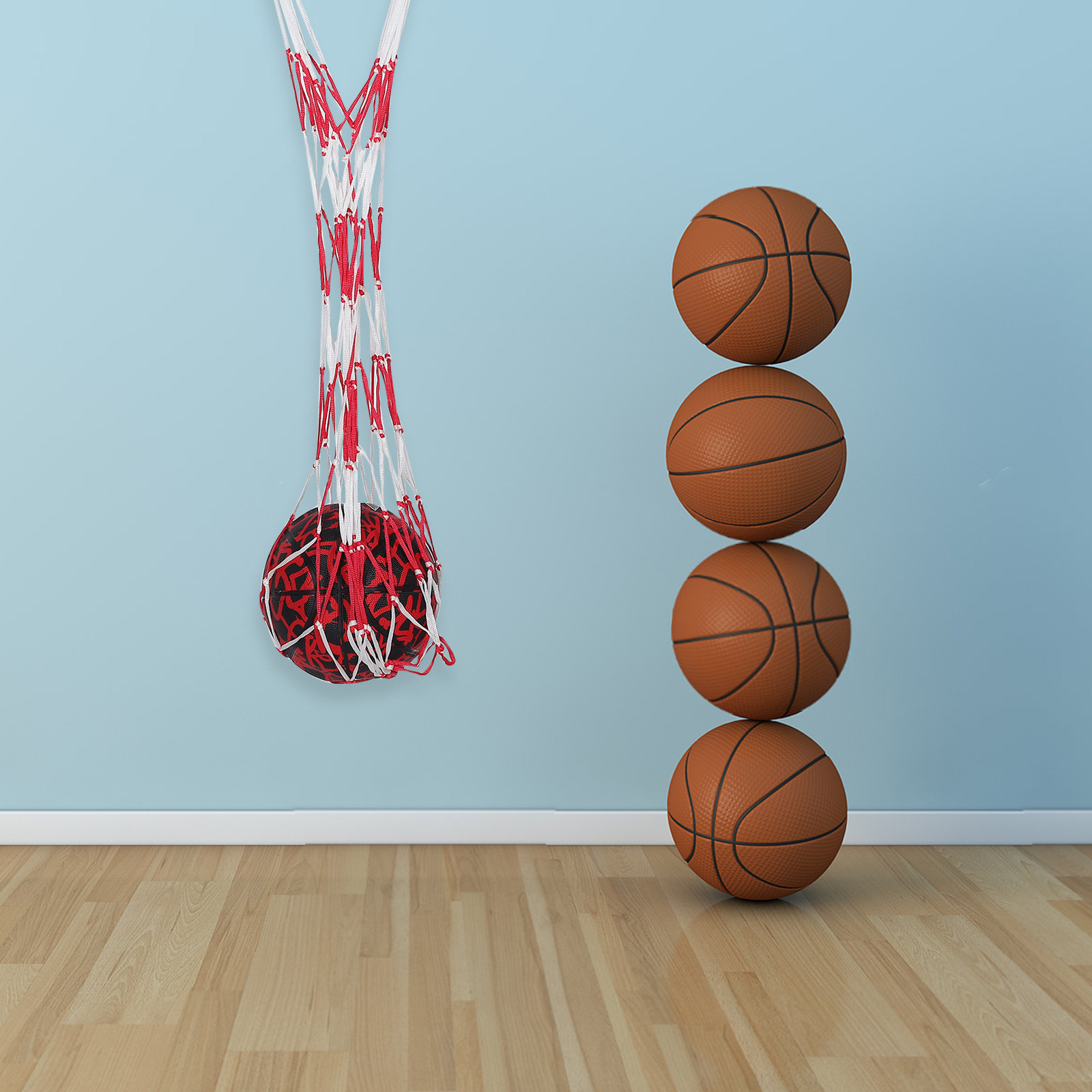 Mesh Sports Ball Bag Portable  - Gym Ball review and price
