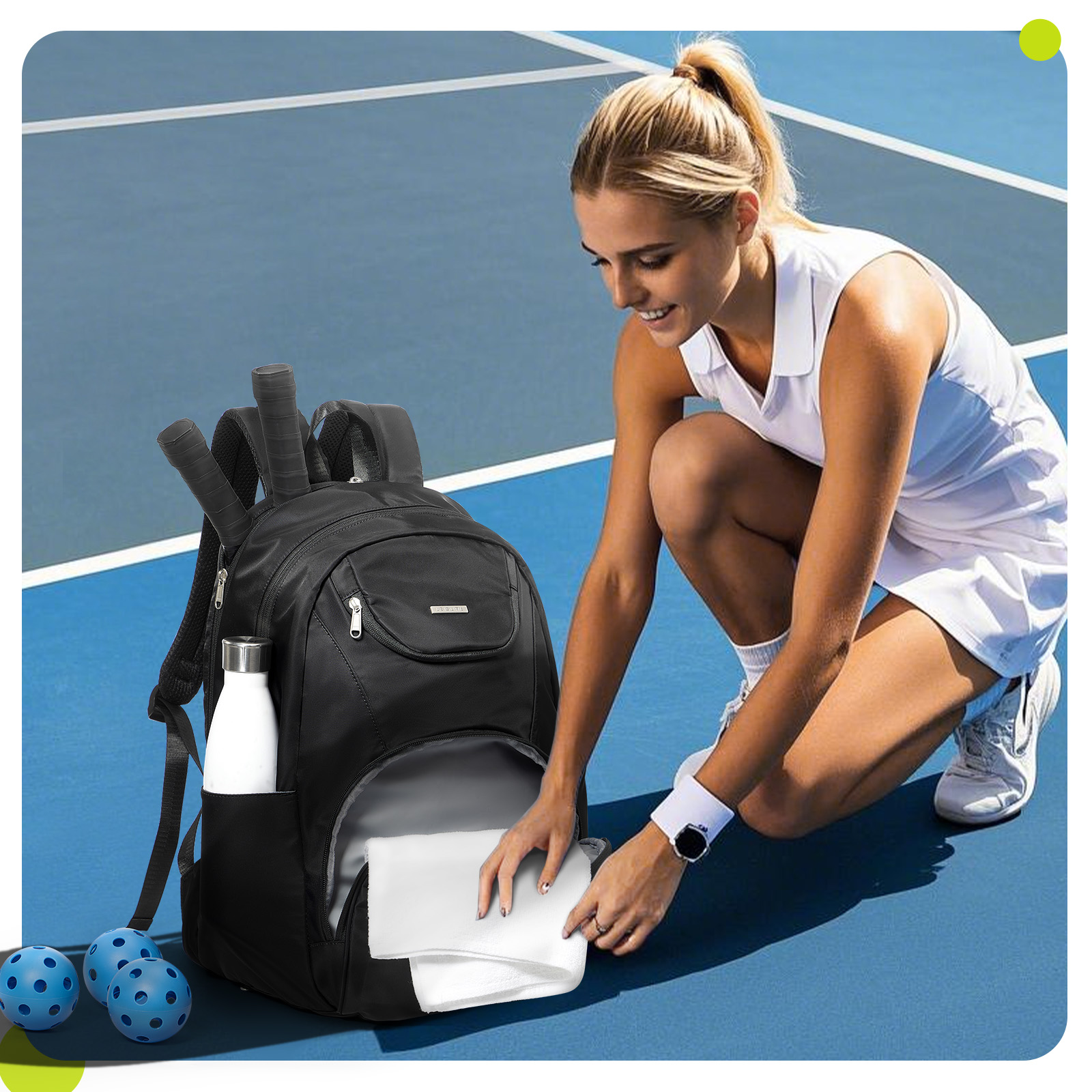 Tennis Bag Tennis Backpack 2 R - Tennis Racket review and price