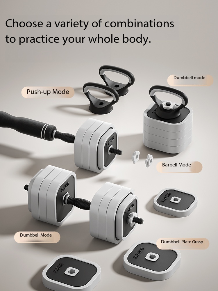 Adjustable 4 in 1 Home Gym Fit - Dumbbell Set review and price