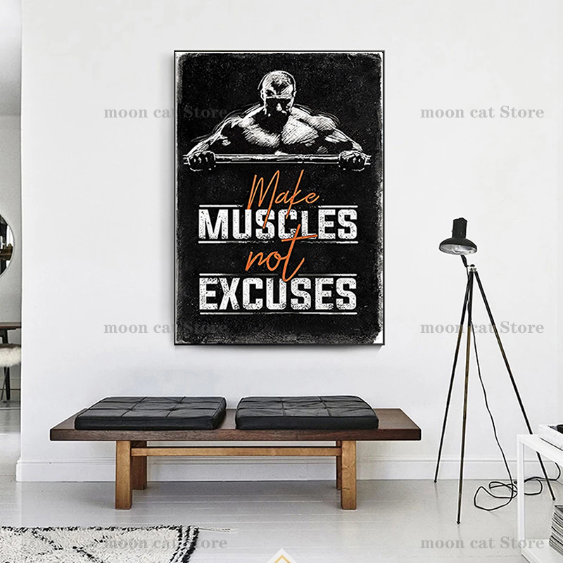 Fitness Sports Poster Bodybuil - Sports Equipment Poster review and price